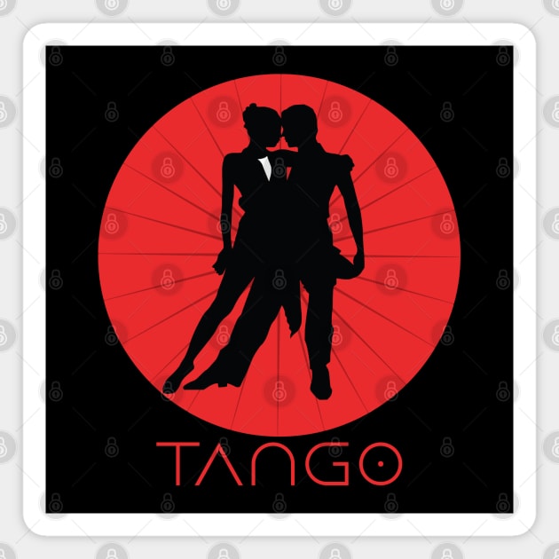 Tango Dancers Magnet by HolidayBug